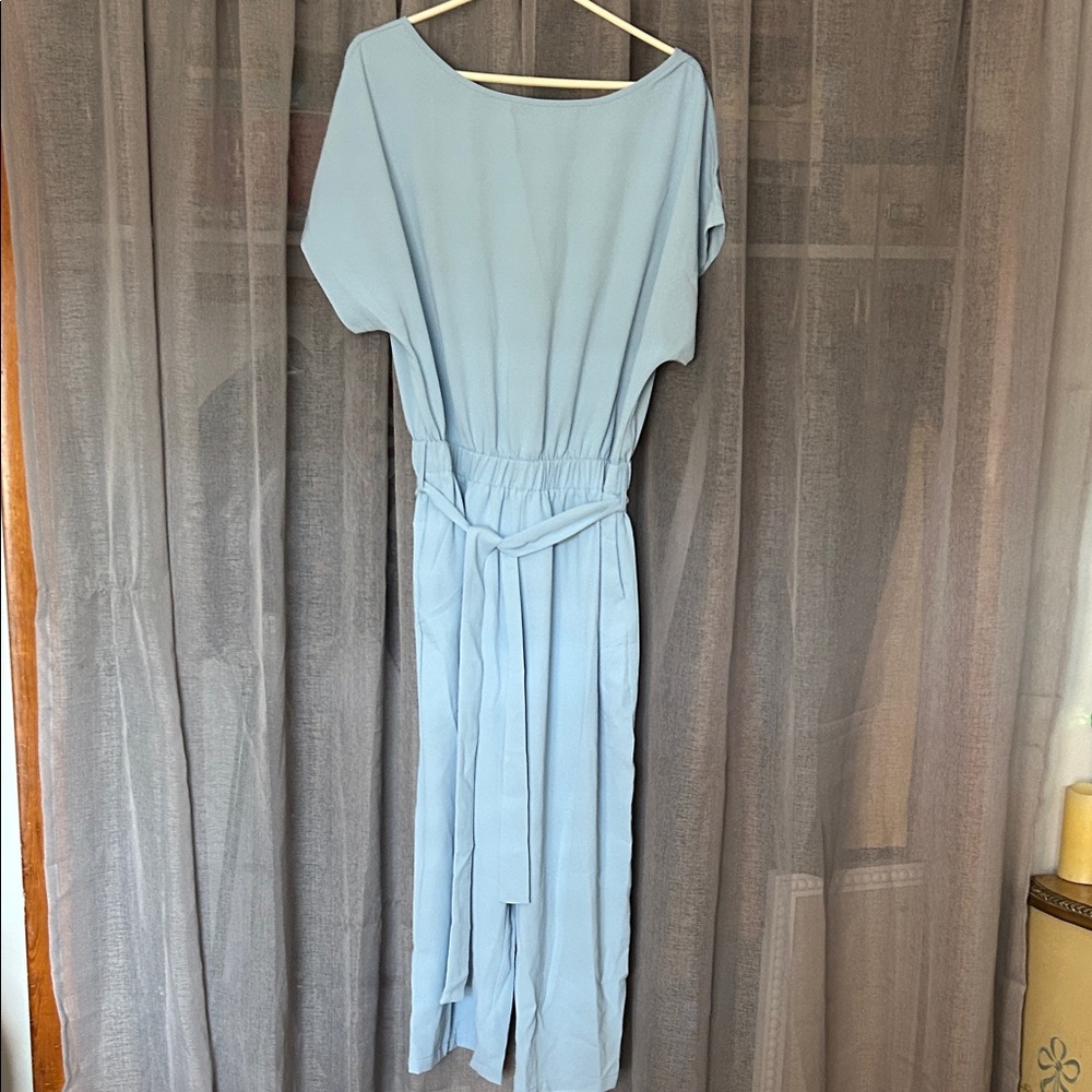 Chic Sky Blue Maxi Dress